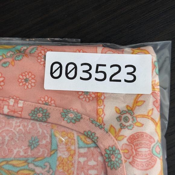 Vintage Top Womens Large Floral Patchwork Nylon Shirt Blouse Boho 70s 80s Kmart - Picture 11 of 11